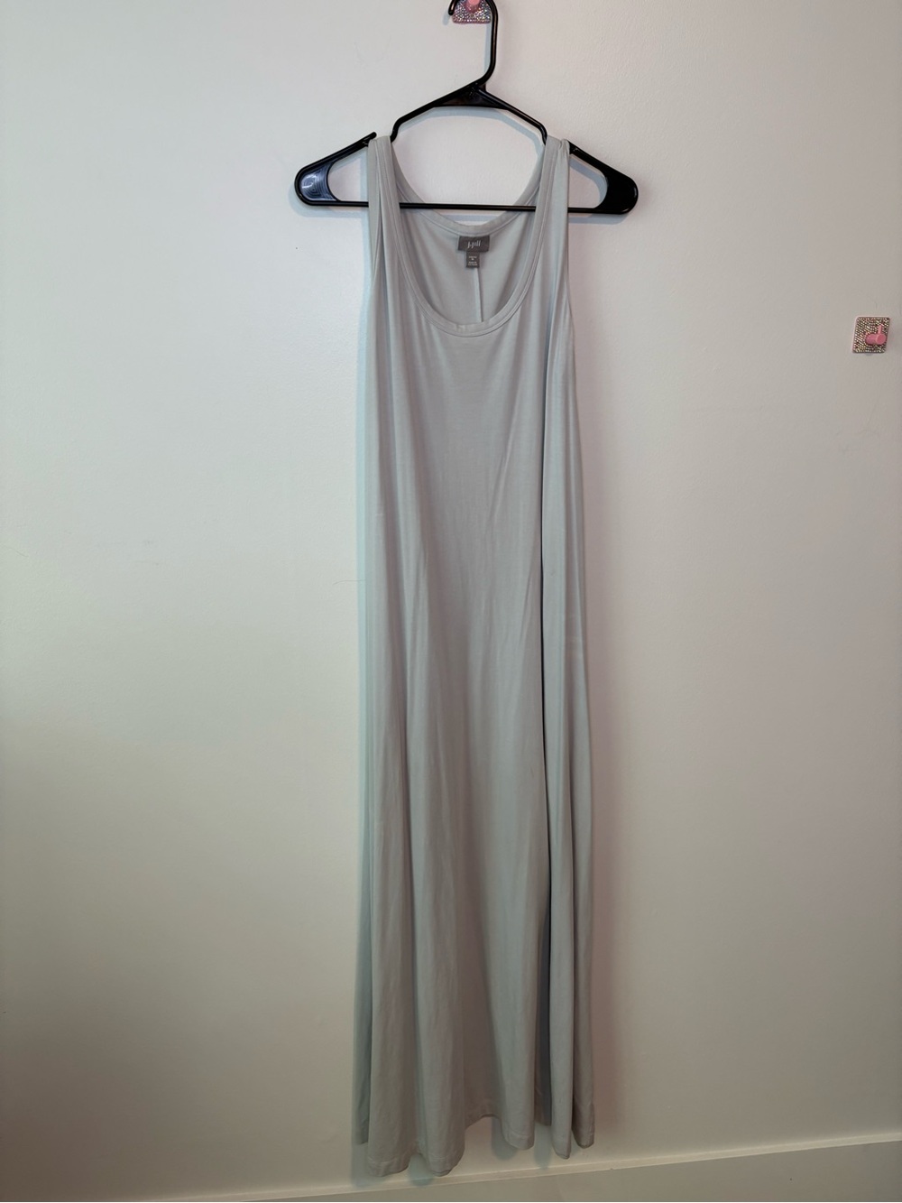 J. Jill Light Gray Tank Maxi Dress